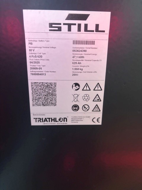 Still RX60-25 | Heftruck - Typeplaat batterij nr 2021 - 100781-2021
