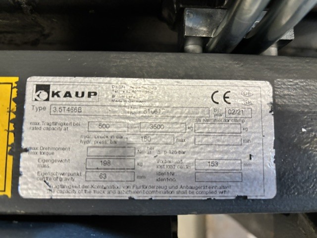 Hyster H3.0FT - Typeplaat kaup - 100281-2049